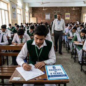 میٹرک اور انٹر میڈیٹ میں سپلی کے مواقع بڑھ گئے، چار سال میں 6 چانسز