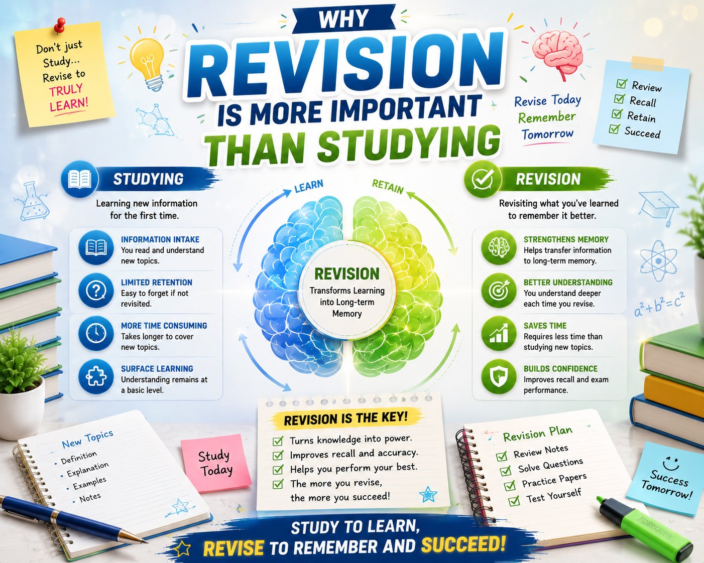 Why Revision Is More Important Than Studying
