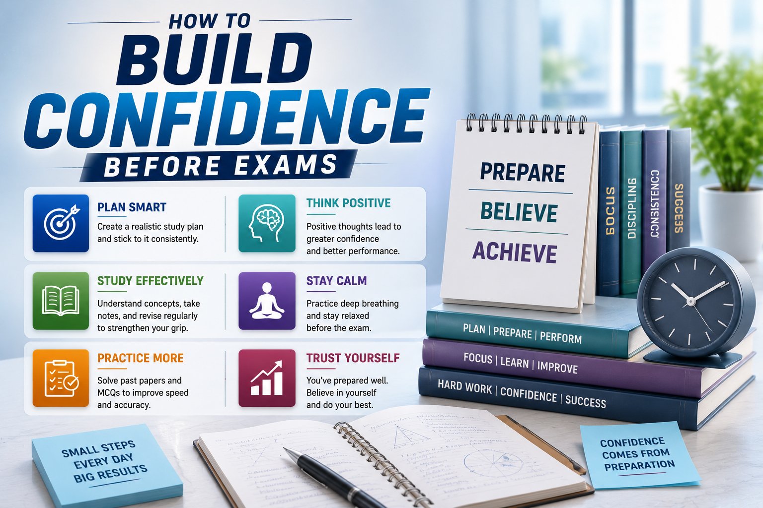 How to Build Confidence Before Exams