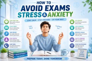 how to avoid exams stress and anxiety